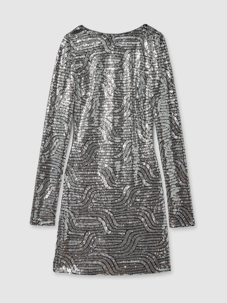 Halston платья пайетки мини - Image 2 of 5