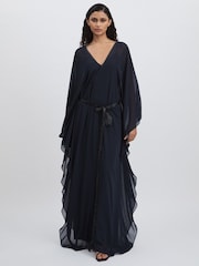 Halston Платье с рукавом колокольчик макси - Image 1 of 5