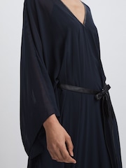 Halston Платье с рукавом колокольчик макси - Image 3 of 5