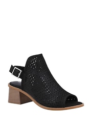 Negro - Hush Puppies Louise Heeled Sandals - Imagen 3 de 4