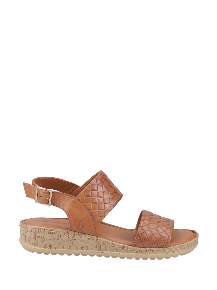 Hush Puppies Wide Fit Ebony Sandals - Image 1 of 4