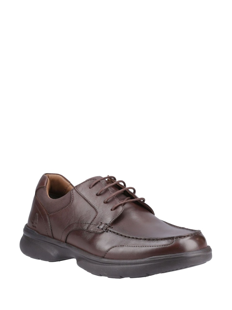 Buy Hush Puppies Brown Hugh Leather Lace Up Shoes from Next USA display picture 1