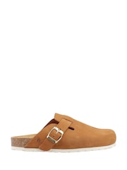 Коричневый - Hush Puppies Bailey Closed Toe Mule Clogs - Image 1 of 5