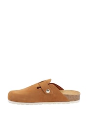 Коричневый - Hush Puppies Bailey Closed Toe Mule Clogs - Image 2 of 5