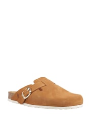 Коричневый - Hush Puppies Bailey Closed Toe Mule Clogs - Image 3 of 5