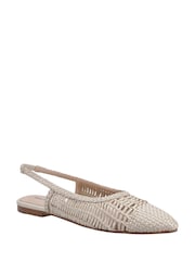 Hush Puppies Dalia Woven Slingback Ballerinas - Image 3 of 4