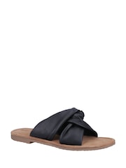 Hush Puppies Wide Fit Amy Black Sandals - Image 2 of 4