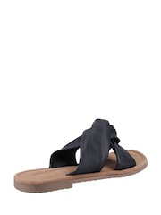 Hush Puppies Wide Fit Amy Black Sandals - Image 3 of 4