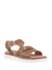 Braun - Hush Puppies Cady Buckle Sandalen - Bild 3 von 4