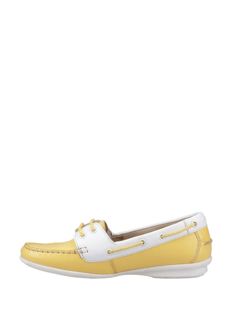 Hush Puppies Yellow Irene Boat Shoes - Image 2 of 5
