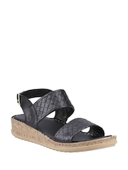Hush Puppies Wide Fit Ebony Sandals - Image 2 of 4