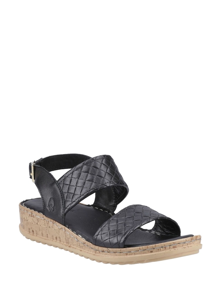 Hush Puppies Wide Fit Ebony Sandals - Image 2 of 4