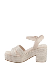 Hush Puppies Jamelia Espadrille Heel Black Sandals - Image 4 of 4