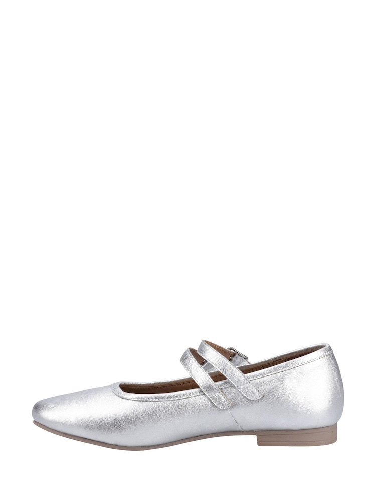 srebrna (barva); srebro - Hush Puppies Naomi Mary Jane Baletni čevlji - Slika 2 iz 4 srebrna (barva); srebro - Hush Puppies Naomi Mary Jane Baletni čevlji - Slika 2 iz 4