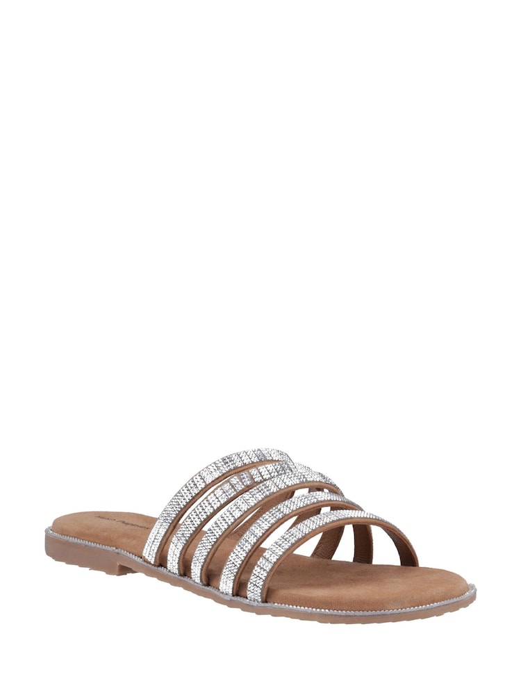 Hush Puppies Glitter Paris Slide Sandals - Image 1 of 4 Hush Puppies Glitter Paris Slide Sandals - Image 1 of 4