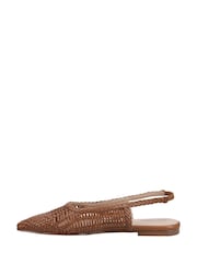 Hush Puppies Dalia Woven Slingback Ballerinas - Image 2 of 4