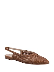 Hush Puppies Dalia Woven Slingback Ballerinas - Image 3 of 4