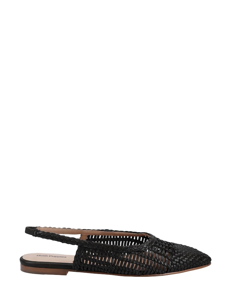 Hush Puppies Dalia Woven Slingback Ballerinas - Image 1 of 2 Hush Puppies Dalia Woven Slingback Ballerinas - Image 1 of 2