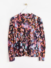 Oliver Bonas Langarmshirt mit abstraktem Print - Bild 1 von 6