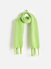 Oliver Bonas Green Apple Midweight Twisted Tassel Scarf - Image 1 of 4