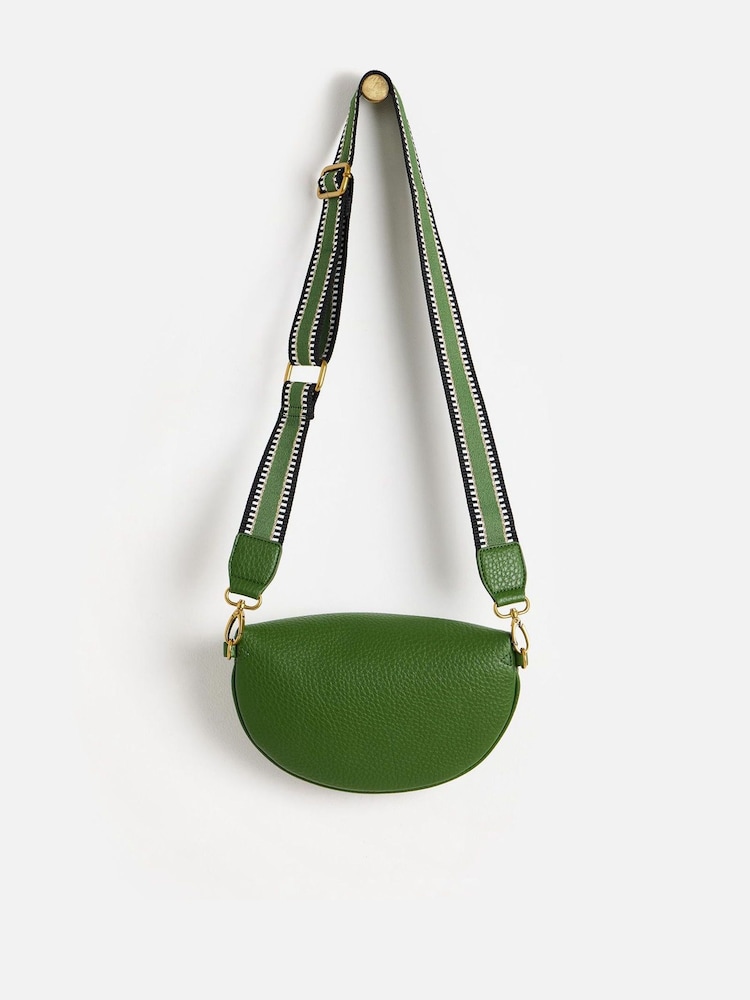 Oliver Bonas Green Becca Crossbody Belt Bag - Image 2 of 6