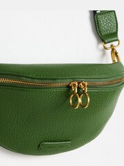 Oliver Bonas Green Becca Crossbody Belt Bag - Image 4 of 6