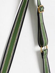 Oliver Bonas Green Becca Crossbody Belt Bag - Image 5 of 6