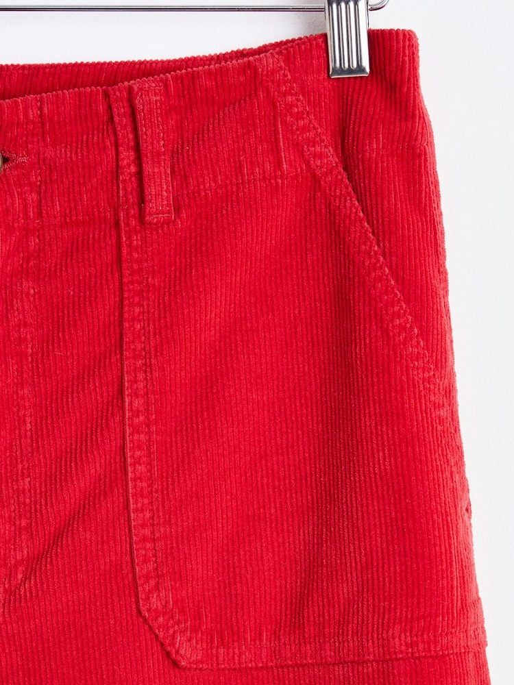Oliver Bonas Red Corduroy Wide Leg Trousers - Image 5 of 5 Oliver Bonas Red Corduroy Wide Leg Trousers - Image 5 of 5