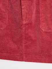 Oliver Bonas Pink Corduroy 100% Cotton Mini Skirt - Image 5 of 5