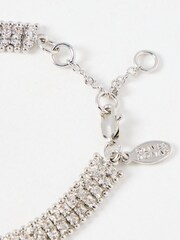 Oliver Bonas Silver Tone Giada Flat Chain Bracelet - Image 3 of 3