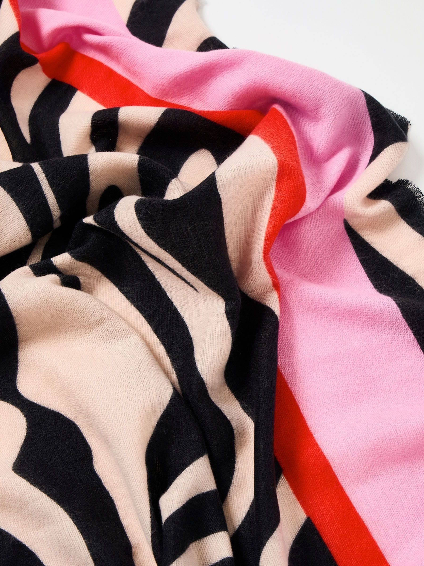 Buy Oliver Bonas Black Monochrome Wave Colour Pop Midweight