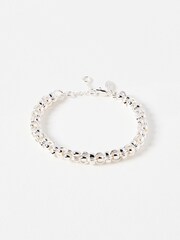 Oliver Bonas Silver Tone Linden Chunky Loops Bracelet - Image 1 of 4