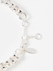 Oliver Bonas Silver Tone Linden Chunky Loops Bracelet - Image 4 of 4