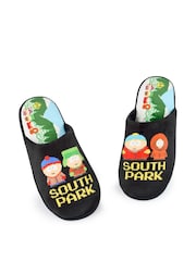 Vanilla Underground Black Mens Character Slippers - Image 1 of 6