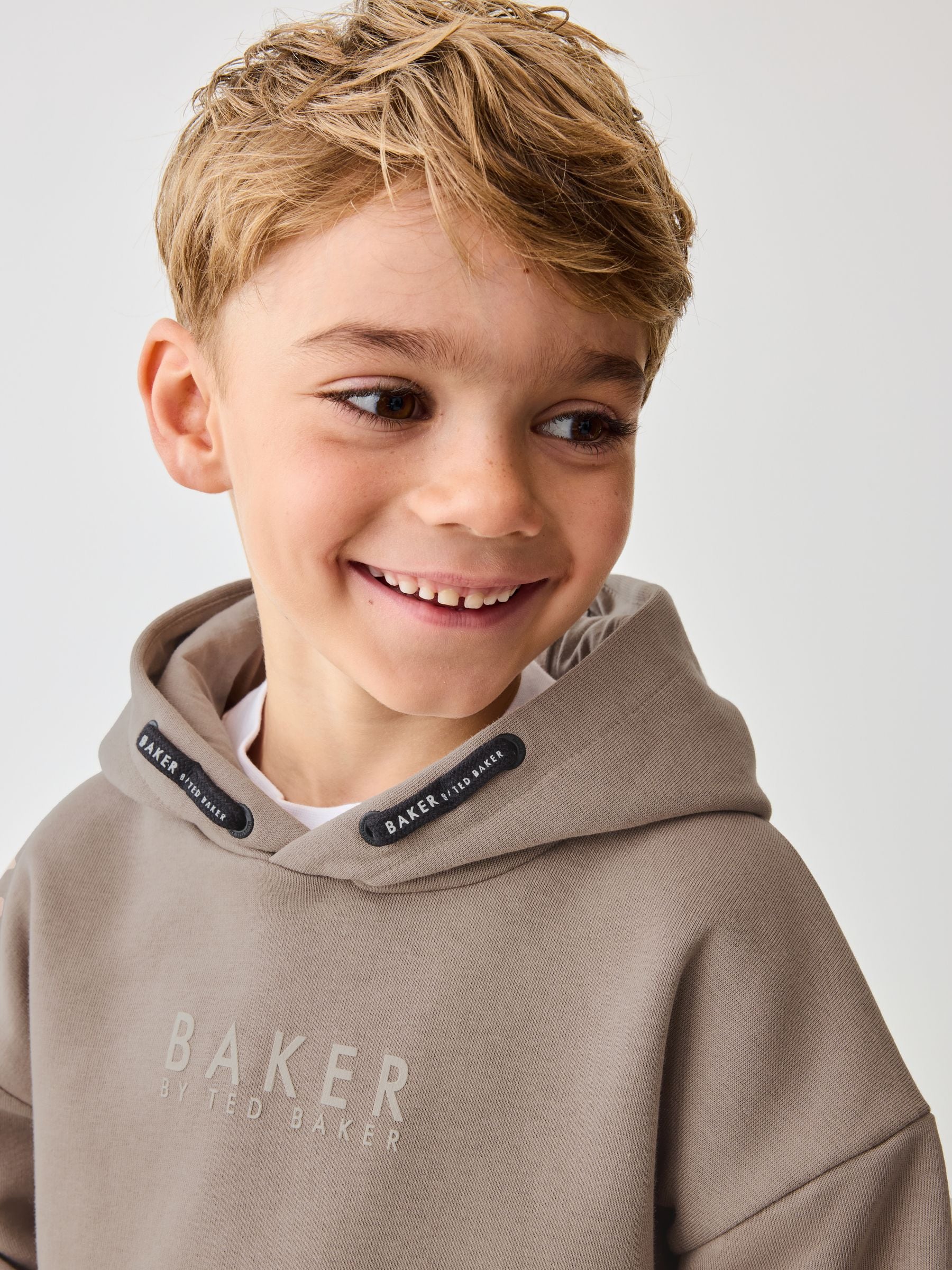 Buy Baker by Ted Baker Oversized Stone Varsity Hoodie from