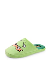 Vanilla Underground Green Mens Character Slippers - Image 2 of 7