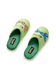 Vanilla Underground Green Mens Character Slippers - Image 4 of 7