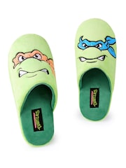 Vanilla Underground Green Mens Character Slippers - Image 5 of 7