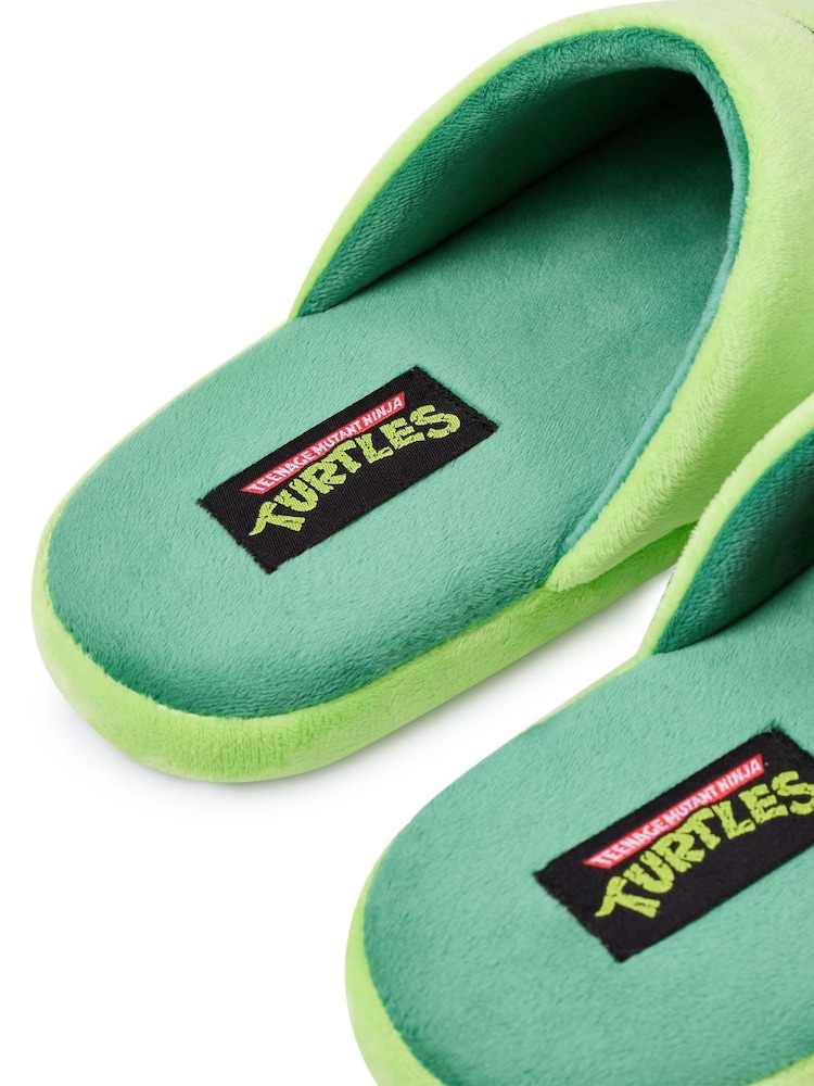 Vanilla Underground Green Mens Character Slippers - Image 7 of 7