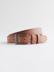 Tan Brown Casual Leather Belt - Image 2 of 4