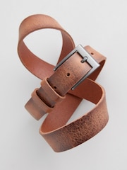 Tan Brown Casual Leather Belt - Image 3 of 4