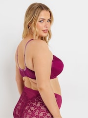 Yours Curve Red Shiny T-Shirt Bras 2 Pack - Image 3 of 9