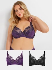 Yours Curve Pacote com aro Florence com detalhes florais Bras 2 - Imagem 1 de 8