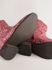 Pink Glitter Western Boots - Image 8 of 9