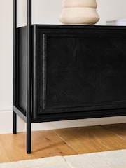 Jasper Conran London Dark Oak Aden Shelving Unit - Image 4 of 8