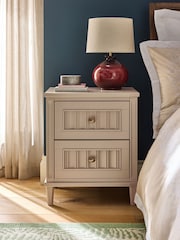 Nina Campbell Putty Willis Bedside Table - Image 1 of 6