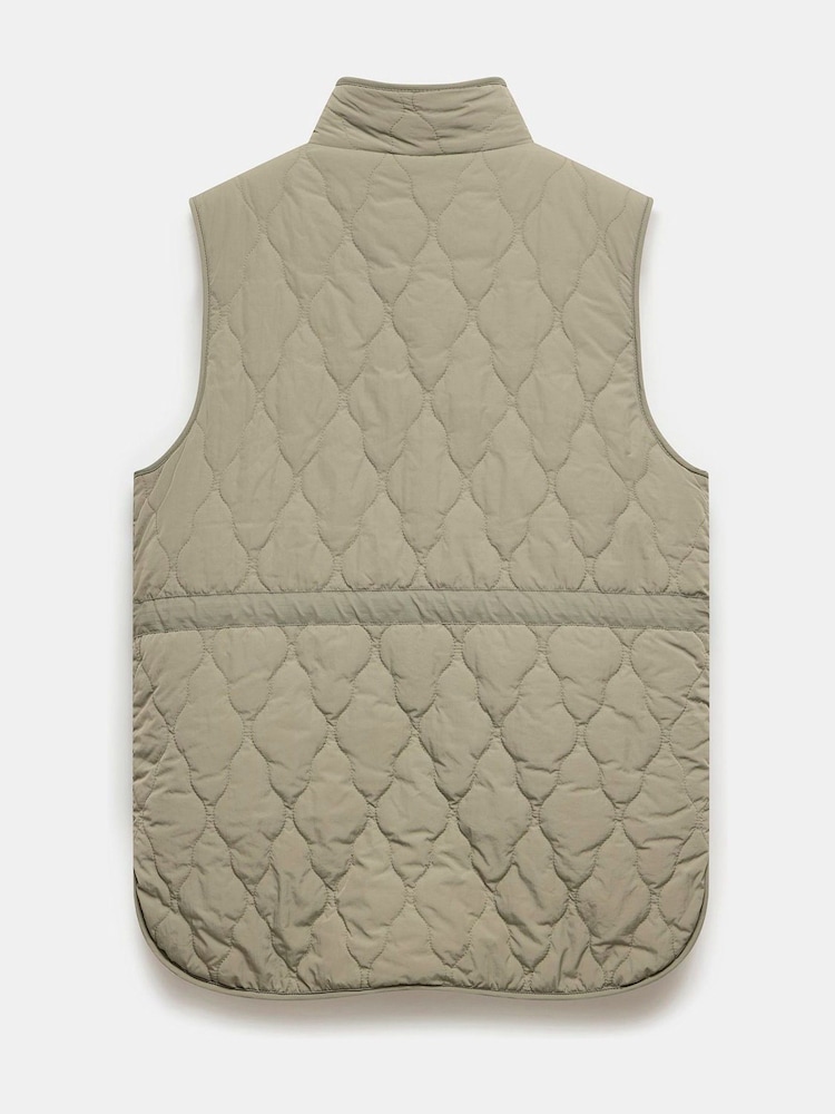Mint Velvet Green Reversible Padded Gilet - Image 4 of 4