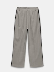 Mint Velvet Grey Check Side Stripe Trousers - Image 4 of 4