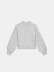 Mint Velvet Grey High Neck Jumper - Image 4 of 4