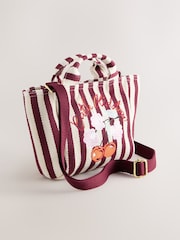 Cath Kidston Cherry Stripe Mini Cross-Body Tote Bag - Image 6 of 10